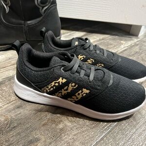 Adidas Black and Gold Athletic Shoes